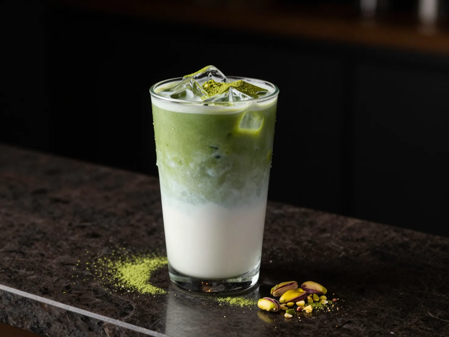 Matcha Cream Latte cocktail